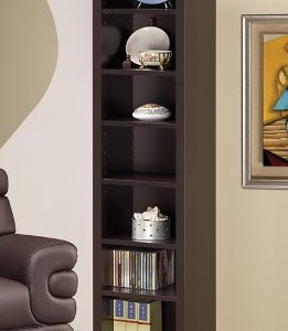 Cappuccino Finish Bookcase