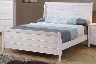 Selena Youth Twin Size Sleigh Bed