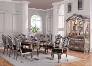 Chantelle 7 Piece Dining Room Set (One 16" Leaf)