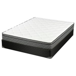 Twin Elegant Euro Top Mattress & Box Spring