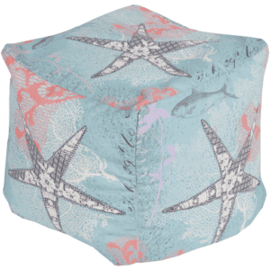 Coral Pouf