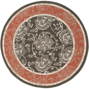 Alfresco Beige 5'3" Round Rug