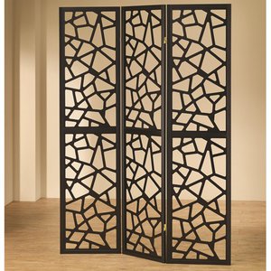 Intricate Mosaic Folding Screen