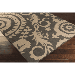 Alfresco Black 5'3" x 7'7" Rug