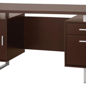 Glavan Contemporary Double Pedestal Office Desk