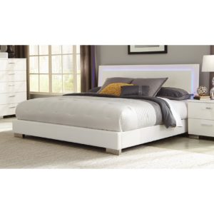 Felicity California King Low Profile Bed with LED Backlight