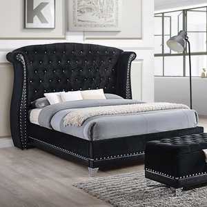 Barzini Glamorous Upholstered California King Bed