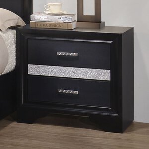 Miranda Black Nightstand