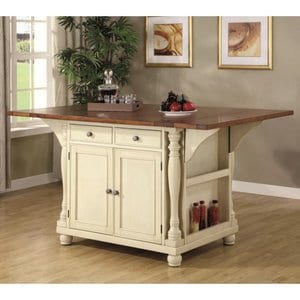 Two Tone Kitchen Island