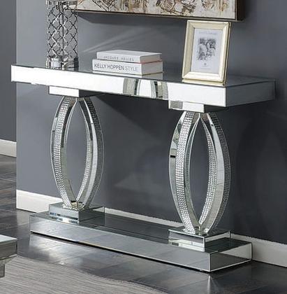 Rhinestones and Mirror Sofa Table