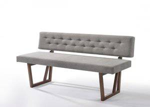 Modrest Jordan Modern Walnut & Grey Dining Set - Image 2