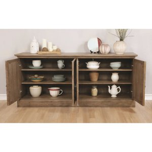 Glen Cove Traditional Server with Mirrored Door - Image 2