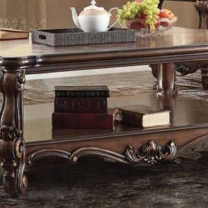 Versailles Cherry Oak Finish Coffee Table