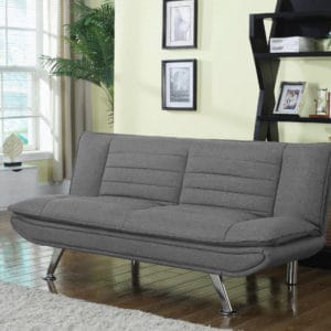 Julian Upholstered Sofa Bed With Pillow-Top Seating Grey