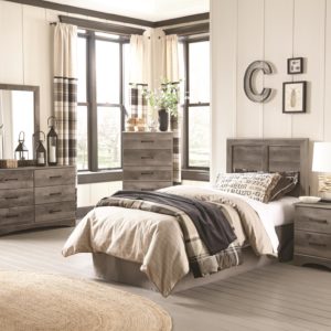 Brinkley Twin Size Headboard, Dresser, Mirror, & Chest
