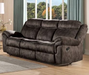 Zubaida Chocolate Reclining Sofa