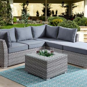 Laurance Patio Sectional Set
