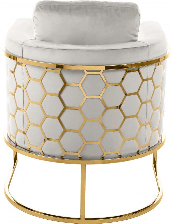 Casa Cream Velvet Living Room Set - Image 7