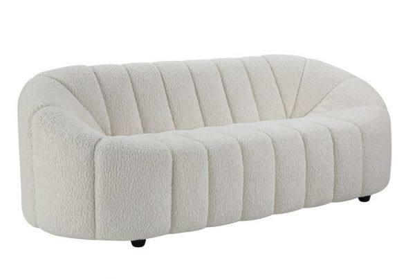 Osmash White Teddy Sherpa Living Room Collection - Image 3
