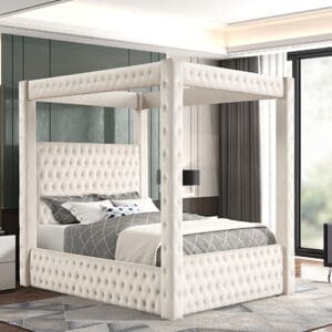 ANNABELLE White King BED FRAME