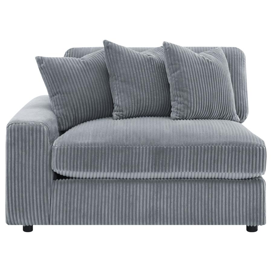 Blaine 3 Piece Upholstered Reversible Chaise Sectional - Image 4