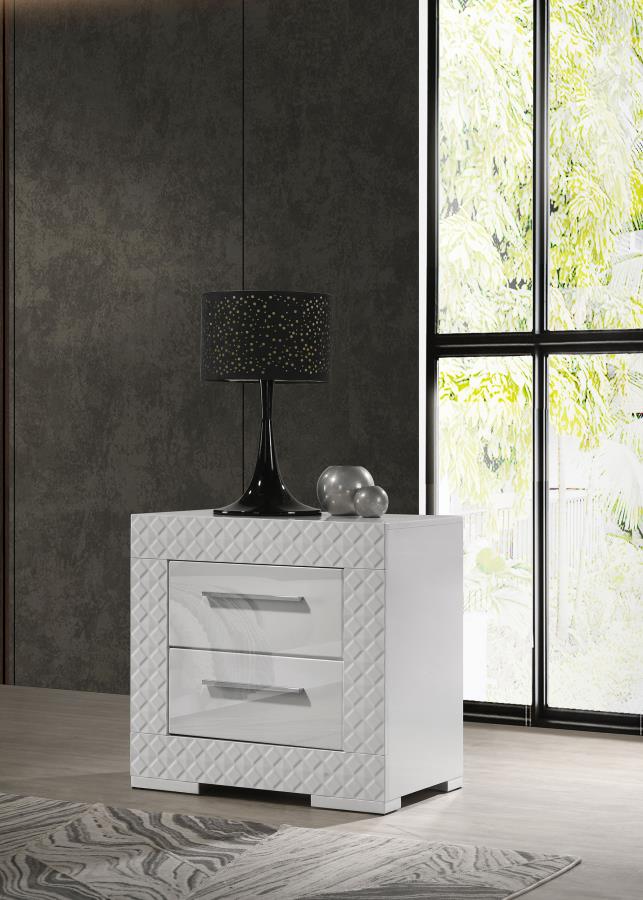 Ives White Bedroom Collection - Image 2