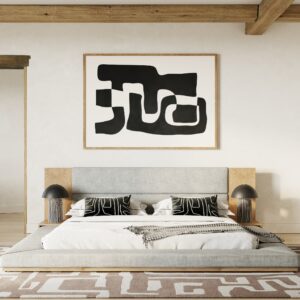Nova Domus Jagger Queen Modern Natural Oak Bed