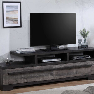 Remington Black/ Gray TV Stand