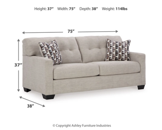 Mahoney Grey Living Room Collection - Image 5