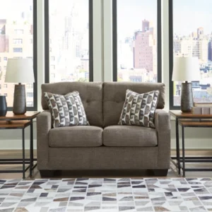 Mahoney Chocolate Love Seat