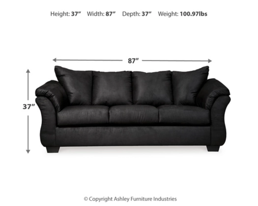 Darcy Black Living Room Collection - Image 5