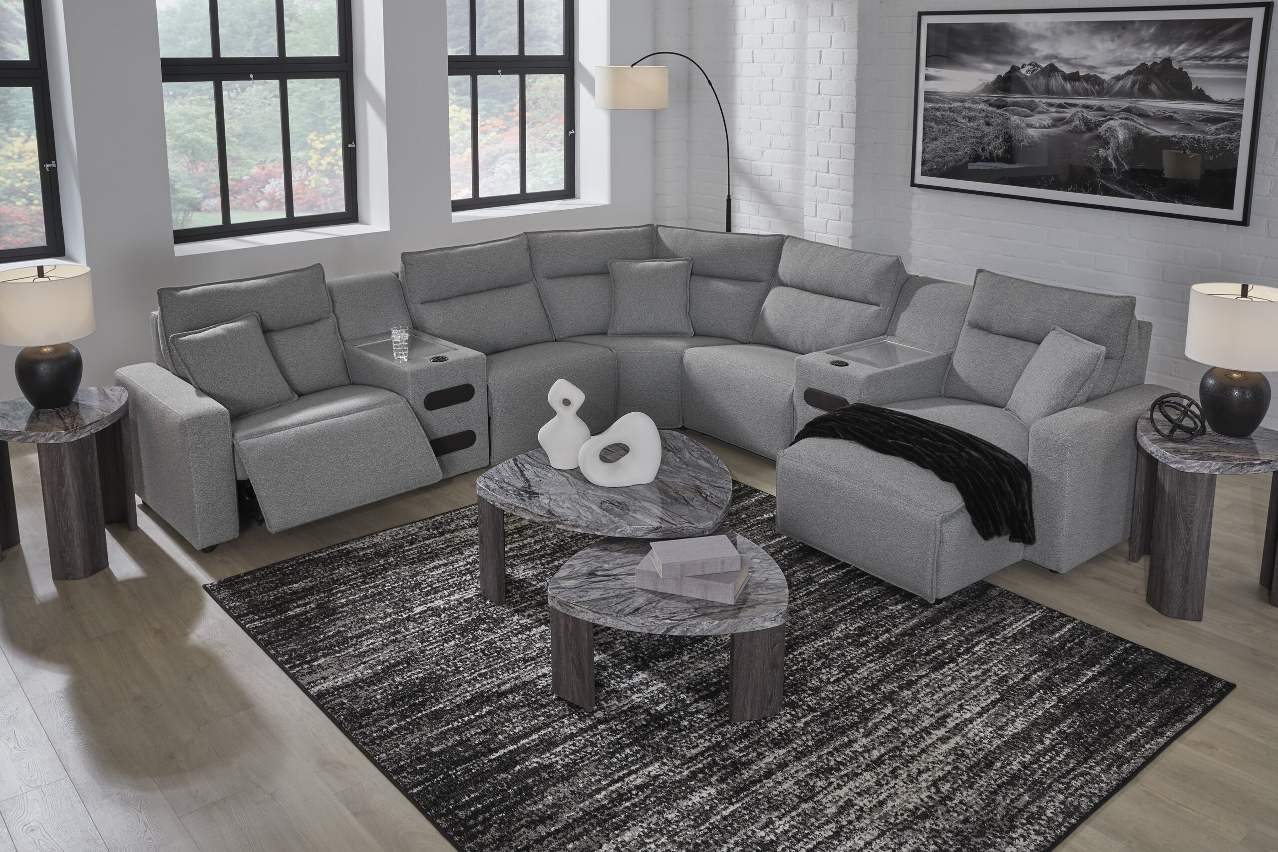 ModMax II 7-Piece Power Reclining Sectional with Chaise