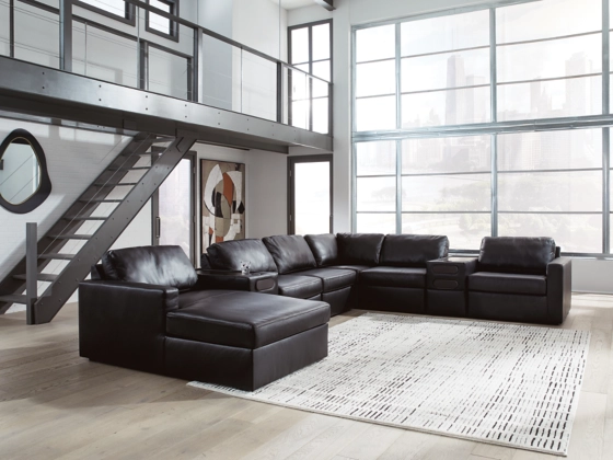ModMax II 8-Piece Sectional with Left Facing Chaise and Audio Consoles
