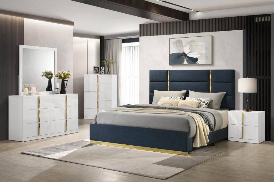 Ines Navy Bed Room Collection