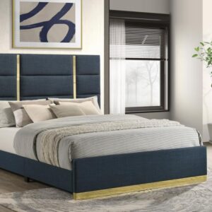 Ines Navy King Bed