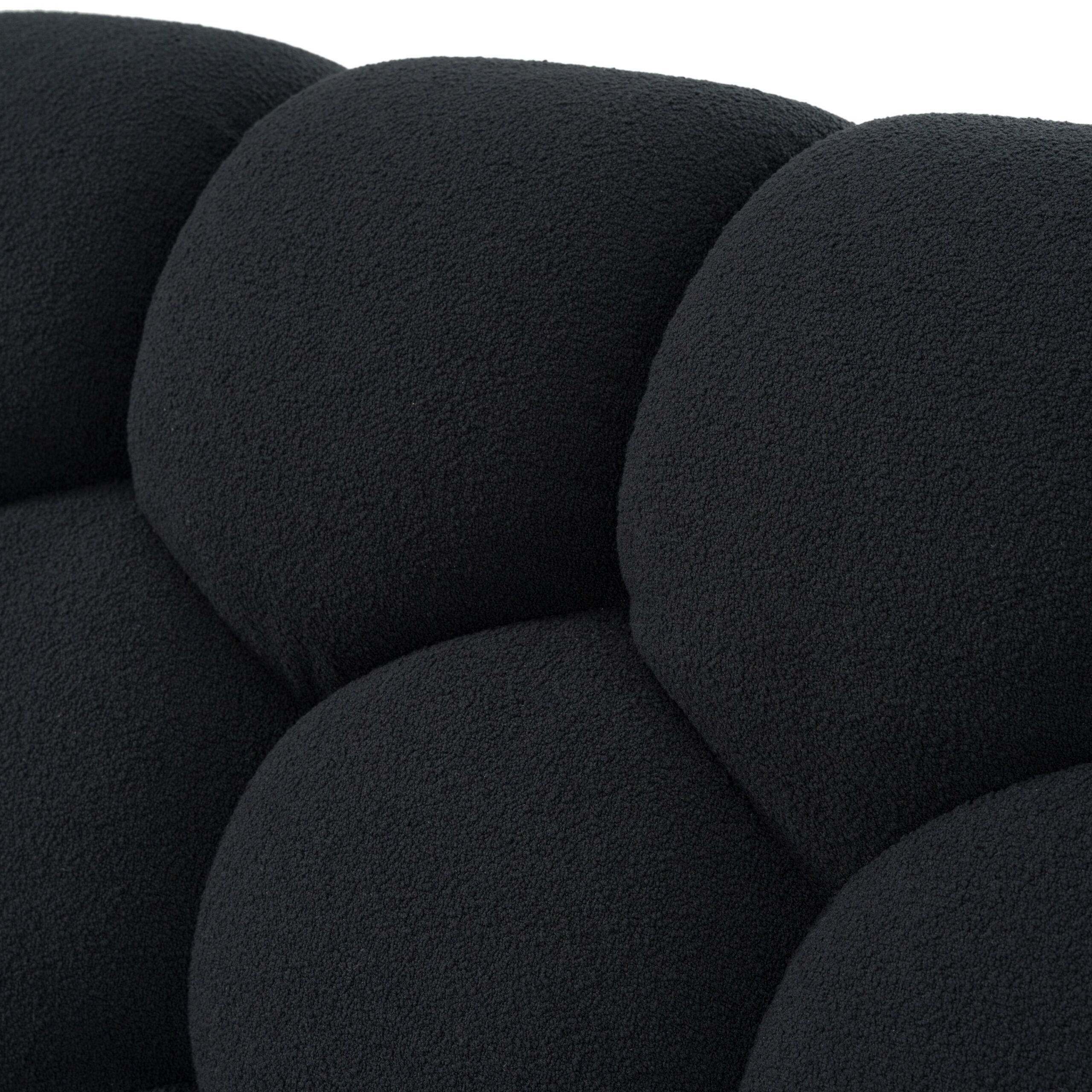 Yolonda - Queen Modern Black Fabric Bed - Image 3