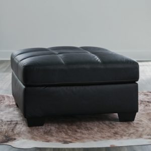 Barlin Mills Black Oversized Ottoman