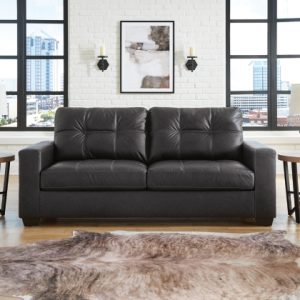 Barlin Mills Black Sofa