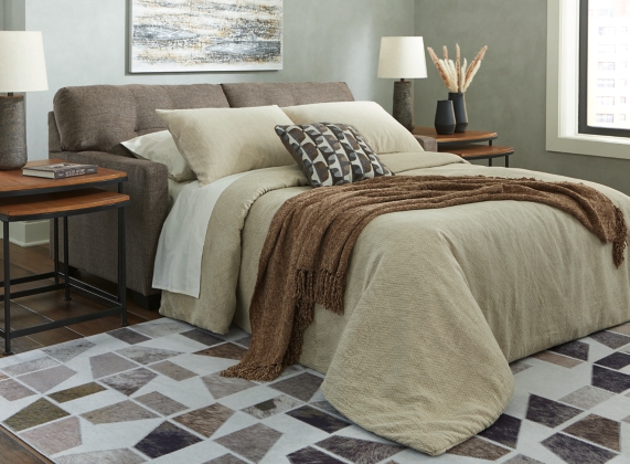 Mahoney Chocolate Full Size Sofa Sleeper - Image 2