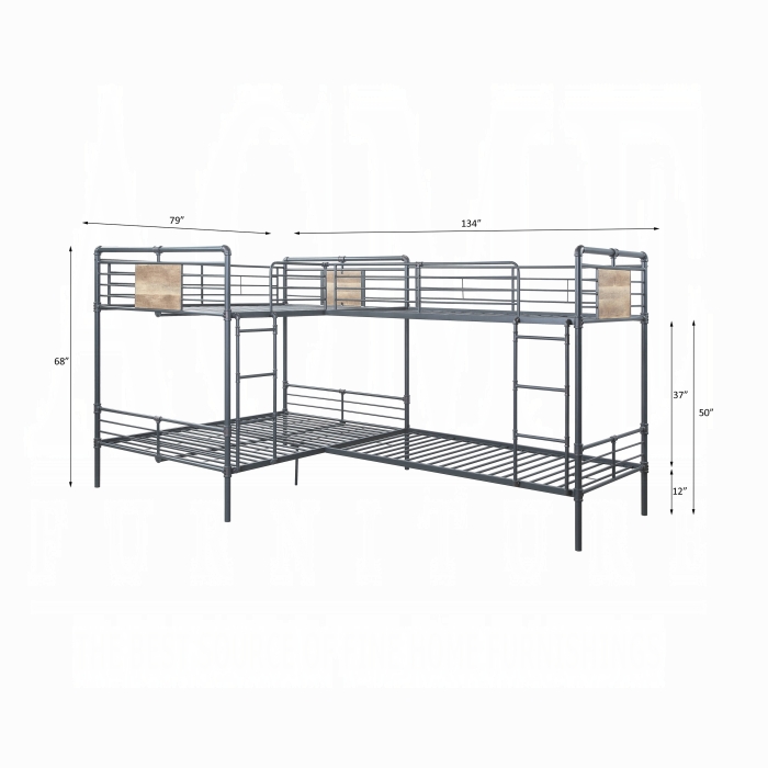 Cordelia Double Twin & Double Full Bunk Bed - Image 2